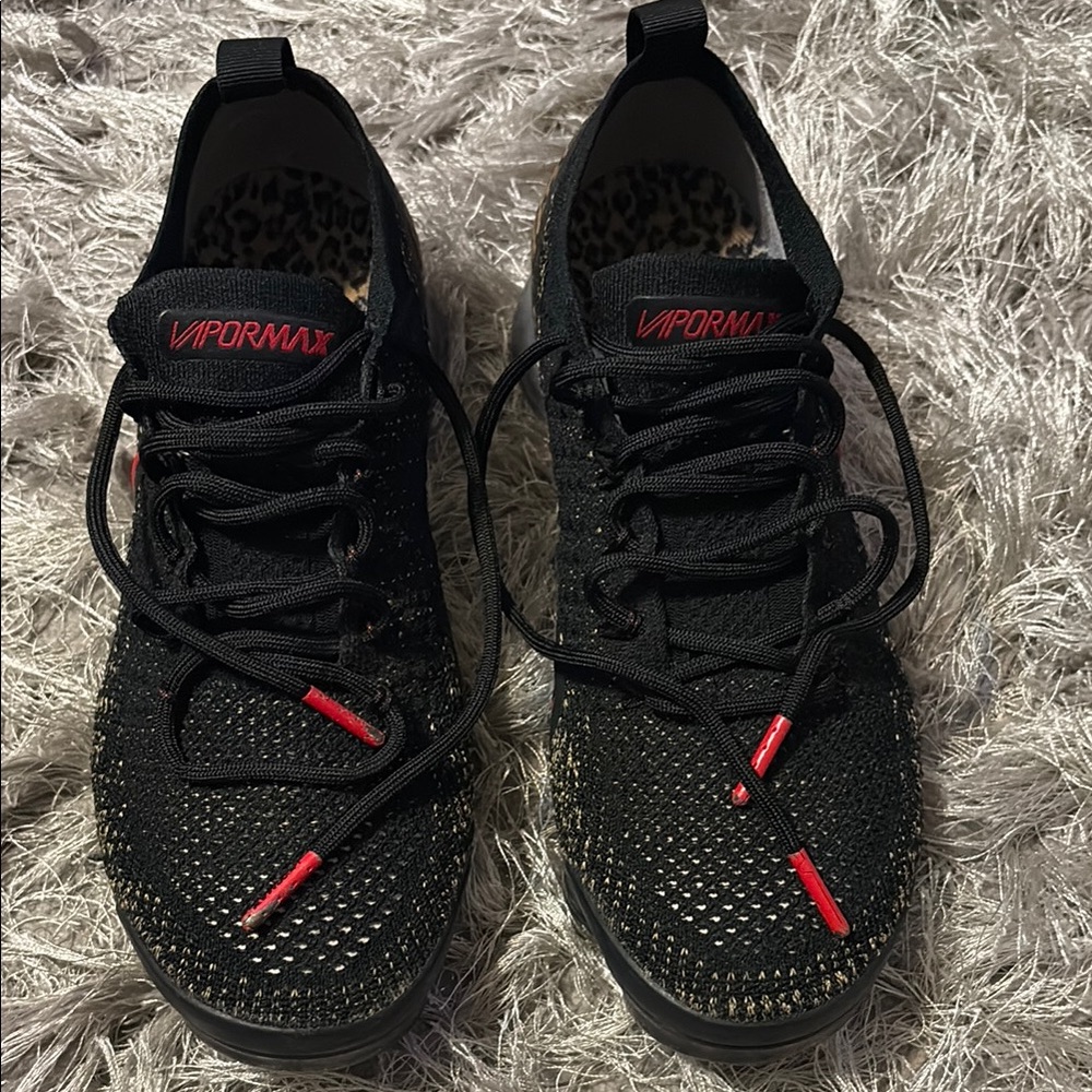 Nike Vapormax Black with Red Highlights